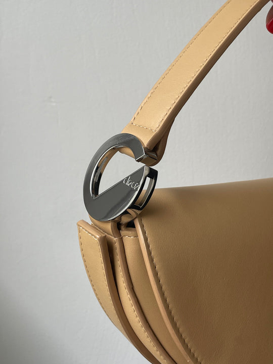 Dooz sustainably handmade handbags with silver hardware crafted in los angeles