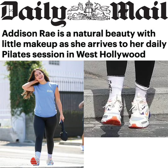 Dooz What's Your Sign? Socks on Addison Rae TikTok star featured in Daily Mail