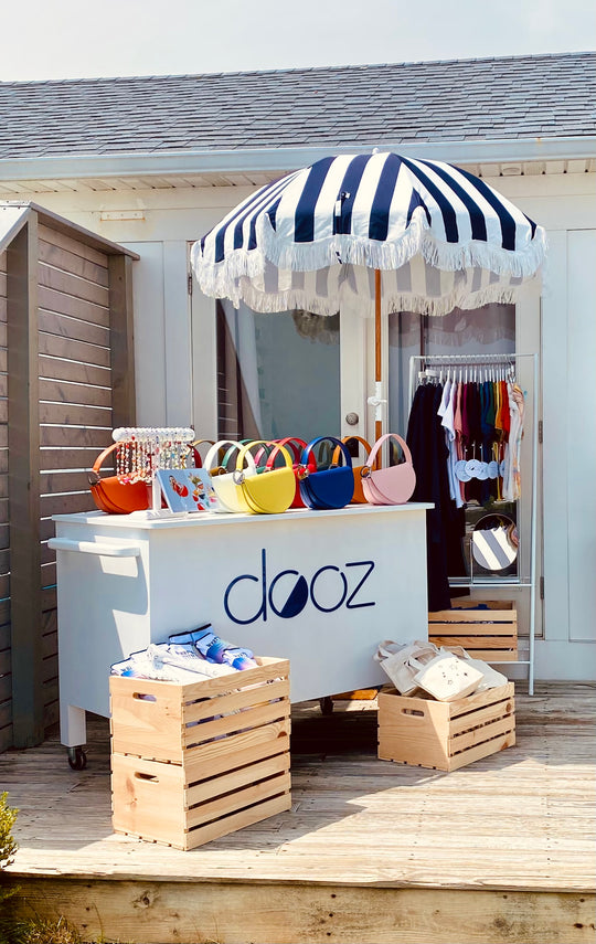 DOOZ pop up stand in montauk, the hamptons new york
