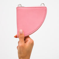 Dooz air sign element zipper wallet blush pink genuine italian leather color empowerment